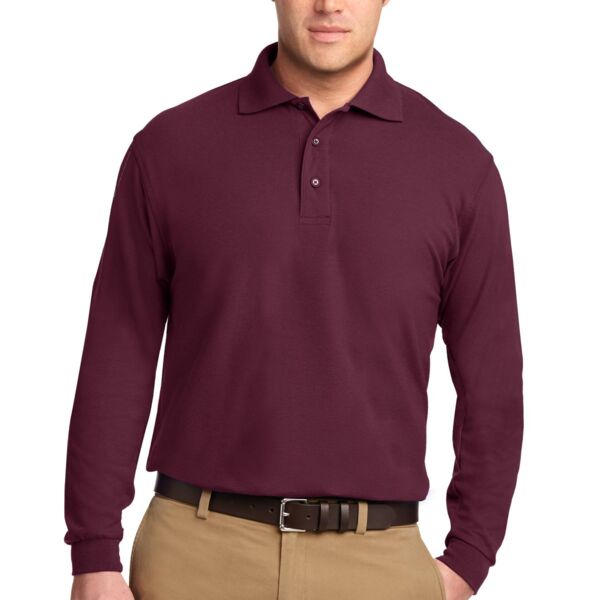 Silk Touch™ Long Sleeve Polo Thumbnail